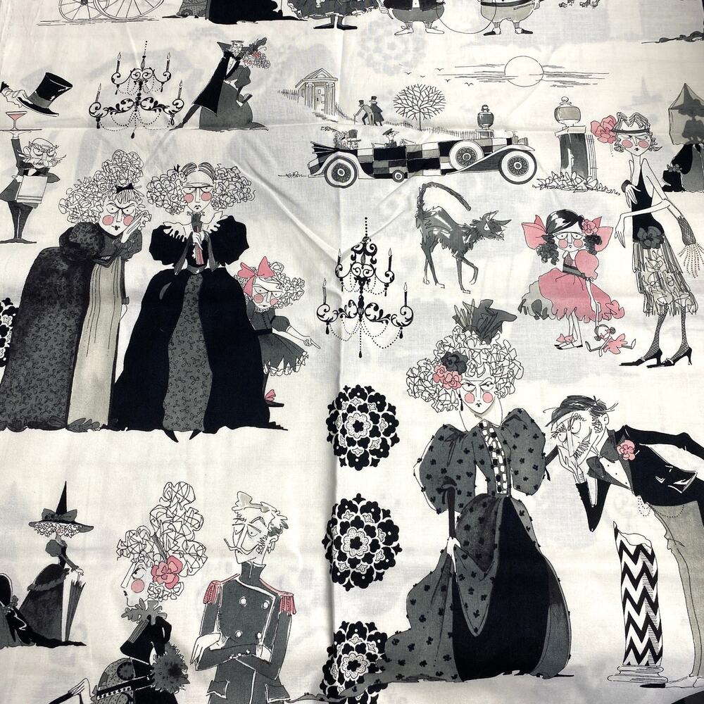 Alexander Henry Ghastly Family Reunion 2011 1 Yard HTF Rare Sewing Fabric